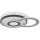 Globo 48552D4 - LED kattovalaisin BRIENNA LED/40W/230V 43x52 cm valkoinen/harmaa