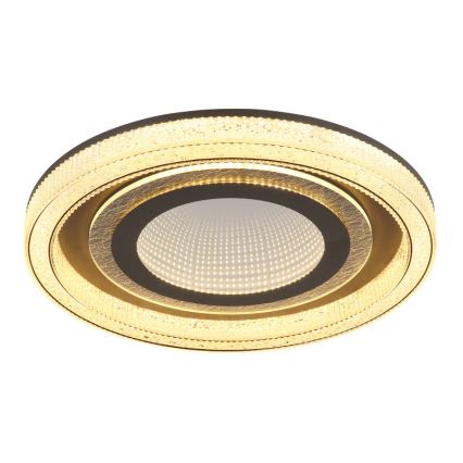 Globo - Himmennettävä LED-kattovalaisin LED/48W/230V 2700-6000K halkaisija 48 cm antrasiitti + kauko-ohjaus