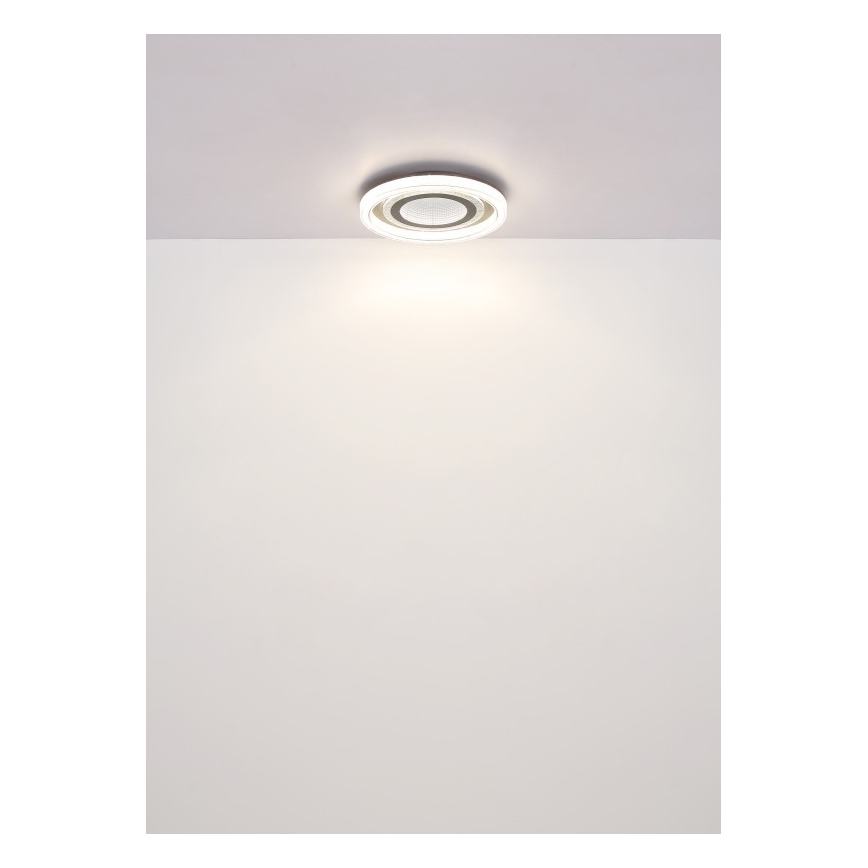 Globo - Himmennettävä LED-kattovalaisin LED/48W/230V 2700-6000K halkaisija 48 cm antrasiitti + kauko-ohjaus