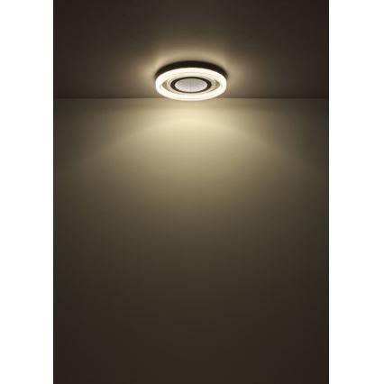 Globo - LED himmennettävä kattovalaisin LED/48W/230V 2700-6000K halkaisija 48 cm antrasiitti + kaukosäädin