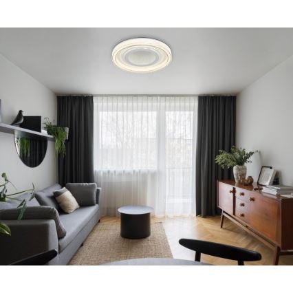 Globo - Himmennettävä LED-kattovalaisin LED/48W/230V 2700-6000K halkaisija 48 cm valkoinen + kauko-ohjaus