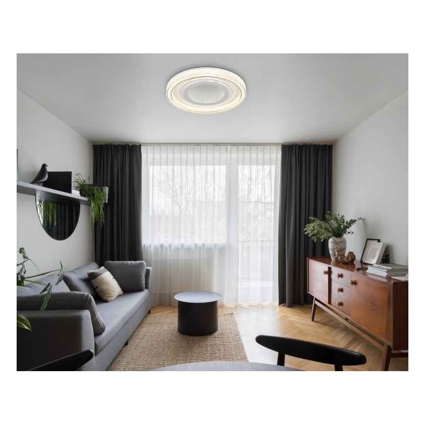 Globo - Himmennettävä LED-kattovalaisin LED/48W/230V 2700-6000K halkaisija 48 cm valkoinen + kauko-ohjaus