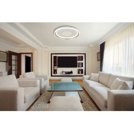 Globo - LED himmennettävä kattovalaisin LED/48W/230V 2700-6000K halkaisija 48 cm + kaukosäädin
