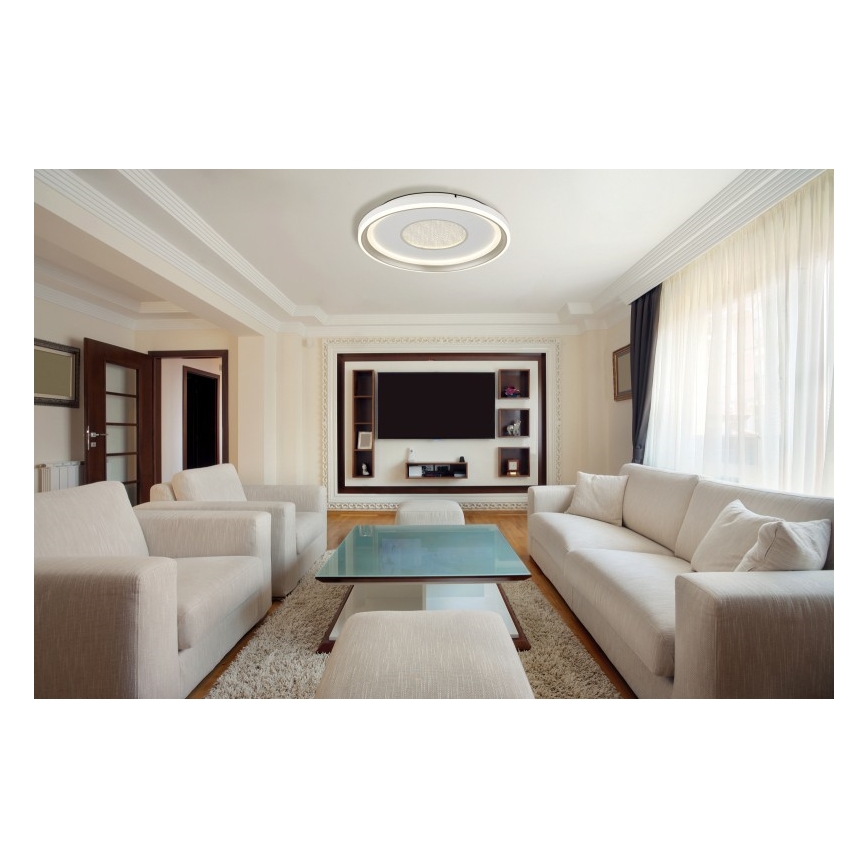 Globo - LED himmennettävä kattovalaisin LED/48W/230V 2700-6000K halkaisija 48 cm + kaukosäädin