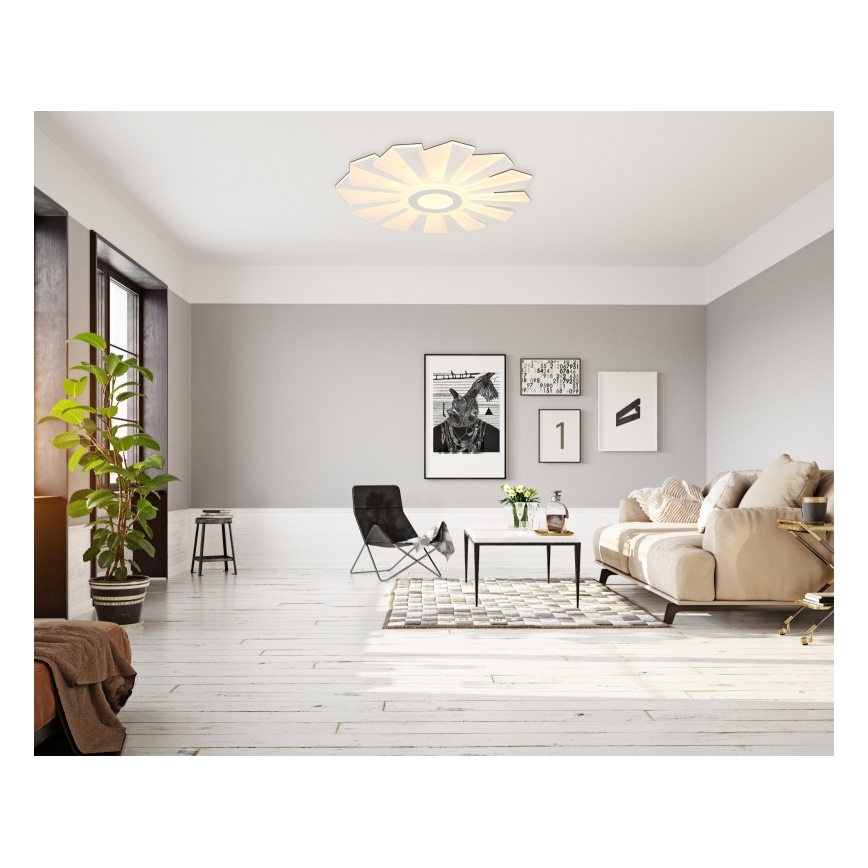 Globo - Himmennettävä LED-kattovalaisin LED/58W/230V 2700-6000K halkaisija 50 cm valkoinen + kauko-ohjaus
