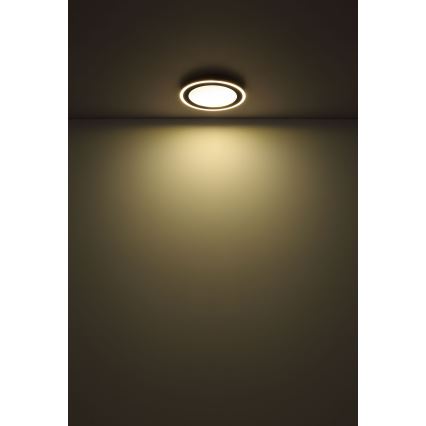 Globo - LED-kattovalaisin LED/24W/230V 4000K halkaisija 34 cm musta
