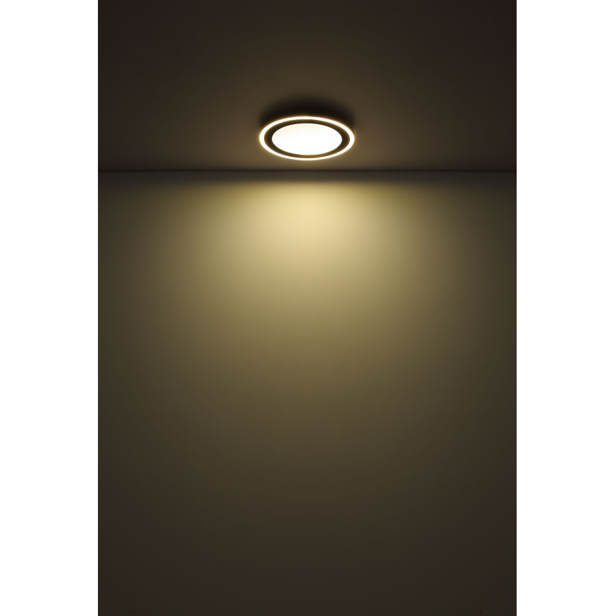 Globo - LED-kattovalaisin LED/24W/230V 4000K halkaisija 34 cm musta