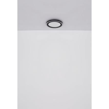 Globo - LED-kattovalaisin LED/24W/230V 4000K halkaisija 34 cm musta