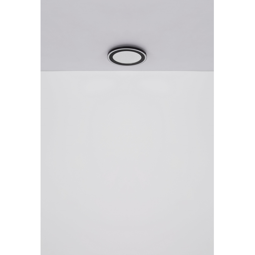 Globo - LED-kattovalaisin LED/24W/230V 4000K halkaisija 34 cm musta