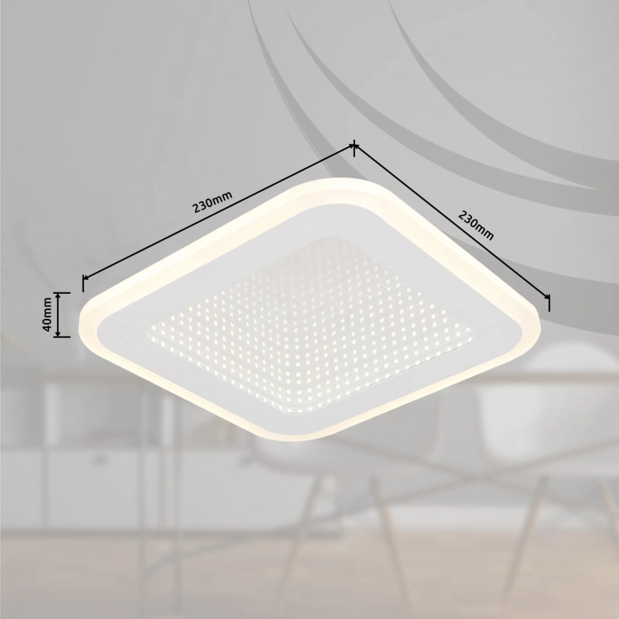 Globo - LED-kattovalaisin LED/12W/230V 4000K