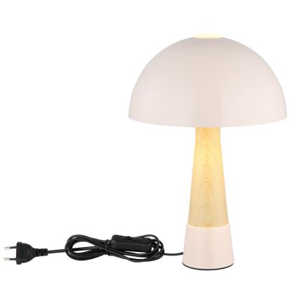 Globo - Pöytälamppu 1xE27ILLU/40W/230V beige