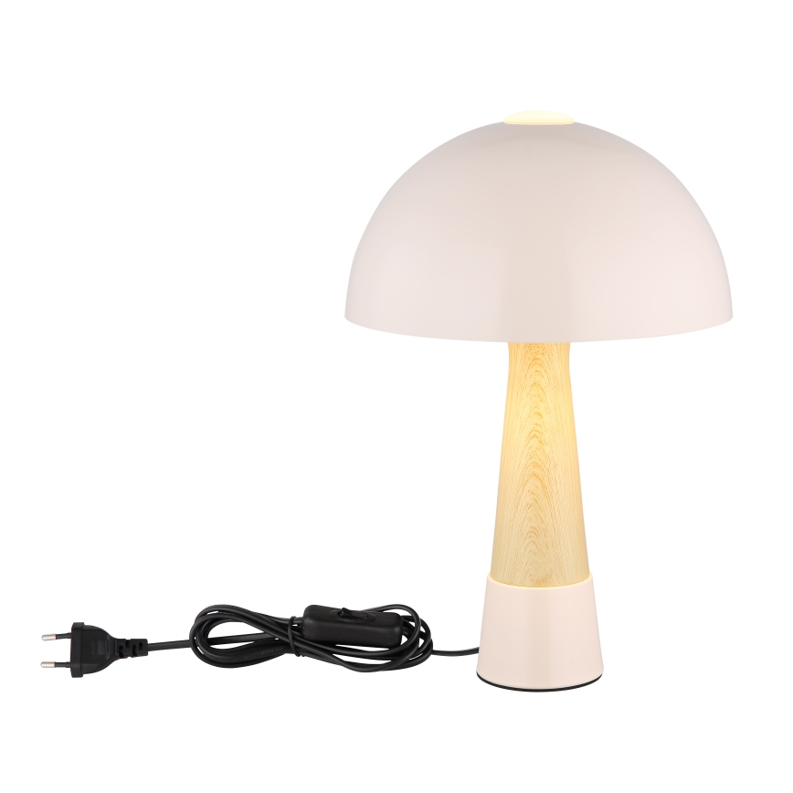 Globo - Pöytälamppu 1xE27ILLU/40W/230V beige