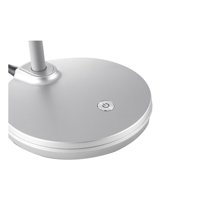 Globo - Himmennettävä LED-kosketuspöytävalaisin LED/4W/230V hopea