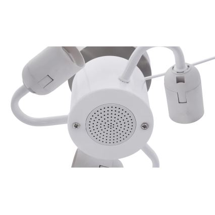 Globo 54004DL - Kattovalo kaiuttimella THERESA 3xE27/40W/230V