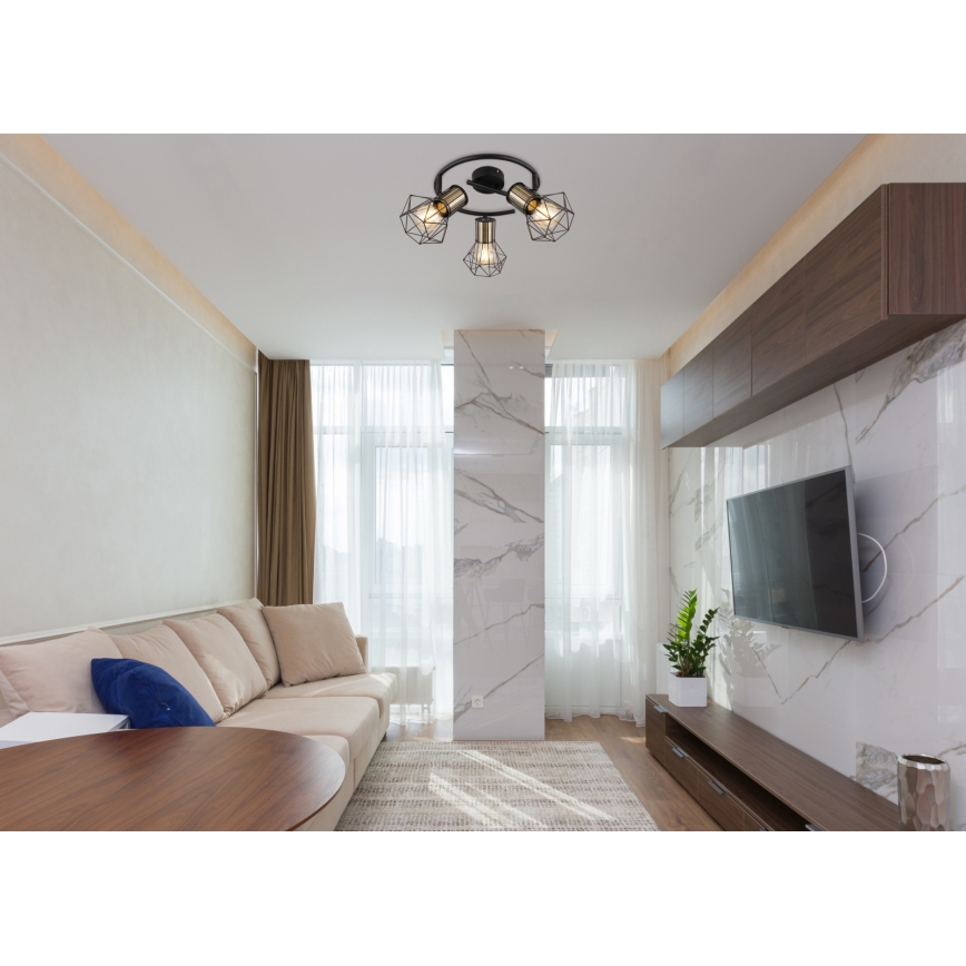 Globo - Kohdevalo PRISKA 3xE27/40W/230V