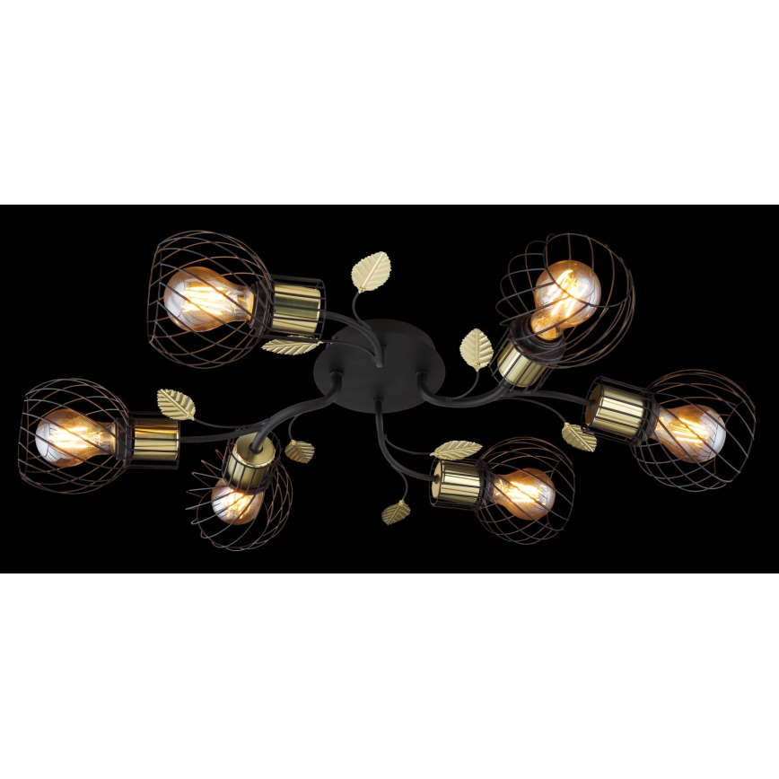 Globo - Pinta-asetettava kattokruunu 6xE27/40W/230V