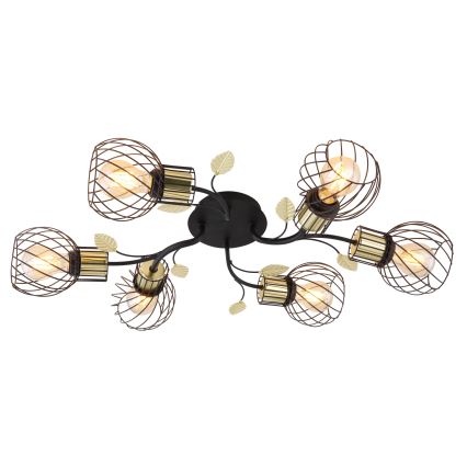 Globo - Pinta-asetettava kattokruunu 6xE27/40W/230V