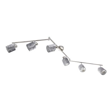 GLOBO 54122-6 - Kohdevalo ALYS 6xE14/8W/230V