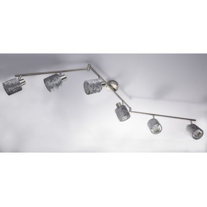 GLOBO 54122-6 - Kohdevalo ALYS 6xE14/8W/230V