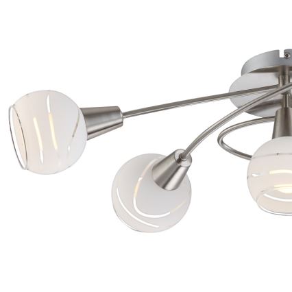 Globo - LED-seinävalaisin 5xE14/4W/230V