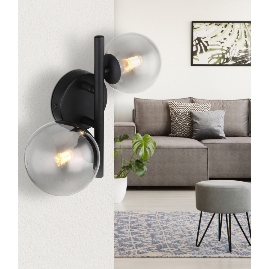 Globo - Kiinteä LED-kattokruunu 2xG9/3W/230V