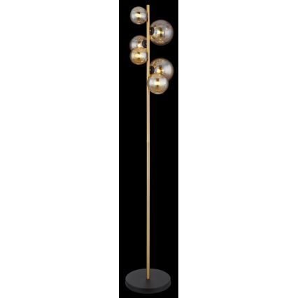 Globo - LED-lattiavalaisin 6xG9/3W/230V messinki