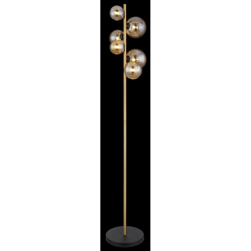 Globo - LED-lattiavalaisin 6xG9/3W/230V messinki