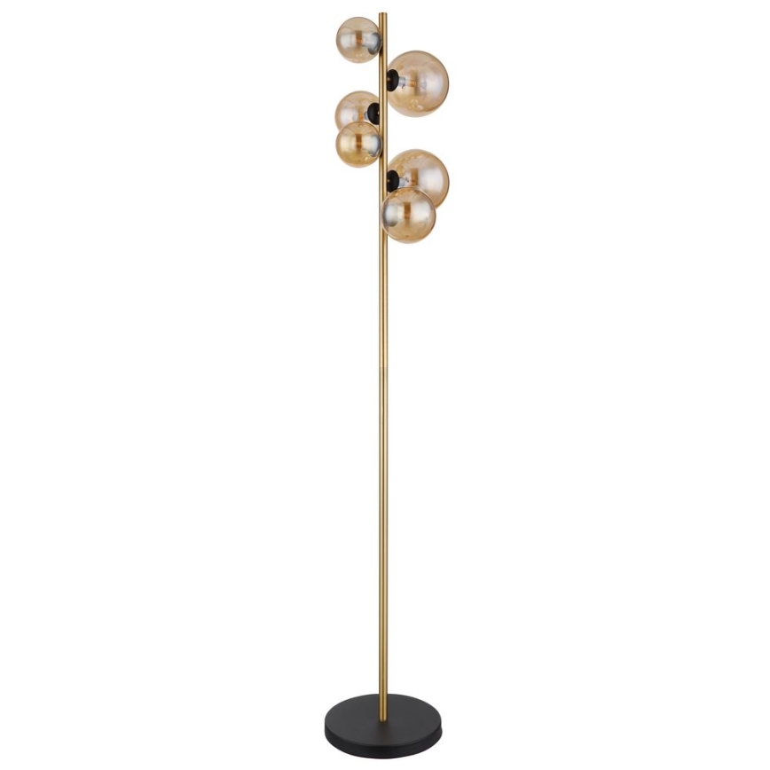 Globo - LED-lattiavalaisin 6xG9/3W/230V messinki