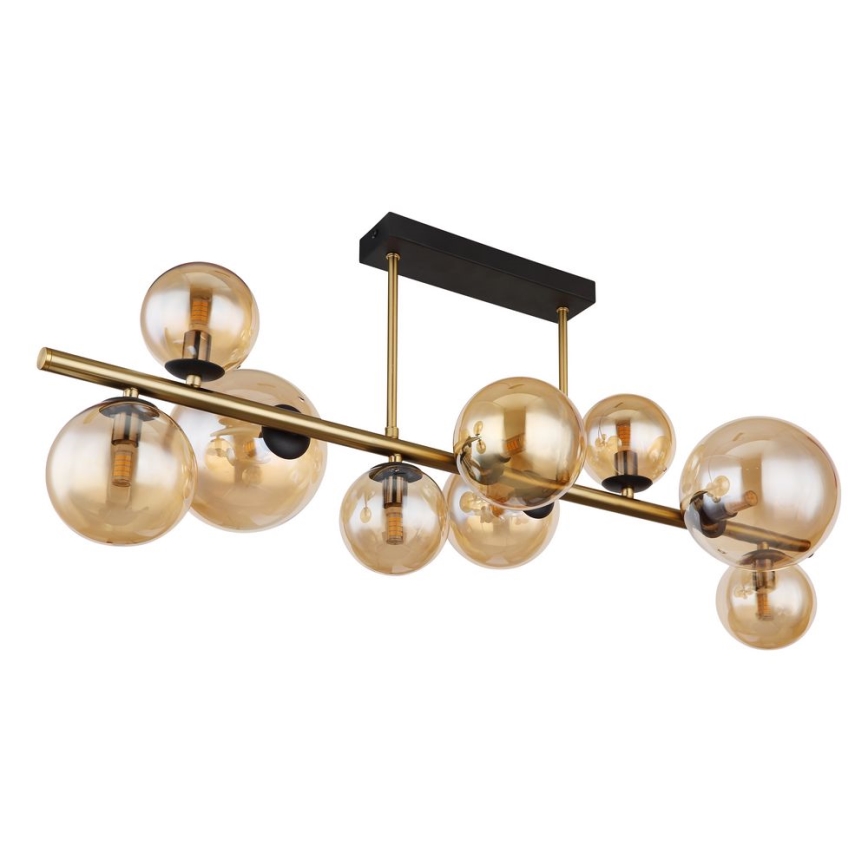 Globo - LED-kattokruunu tangossa 9xG9/3W/230V messinki