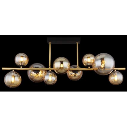 Globo - LED-kattokruunu tangossa 9xG9/3W/230V messinki