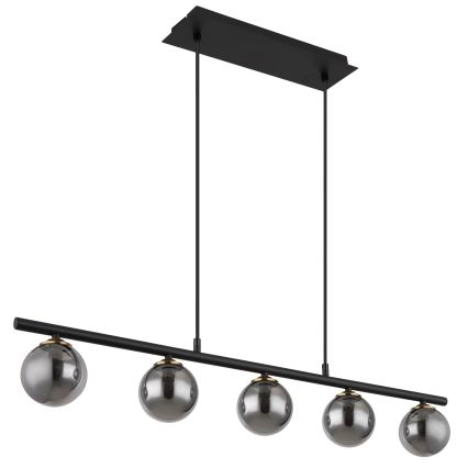 Globo - Kattokruunu johdossa 5xG9/28W/230V