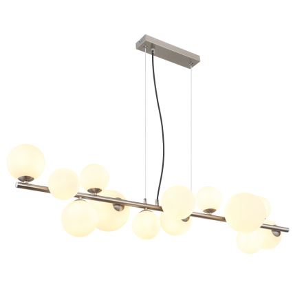 Globo - LED-lattiavalaisin 13xG9/3,5W/230V valkoinen