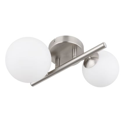 Globo - Kiinteä LED-kattokruunu 2xG9/3W/230V mattakromi