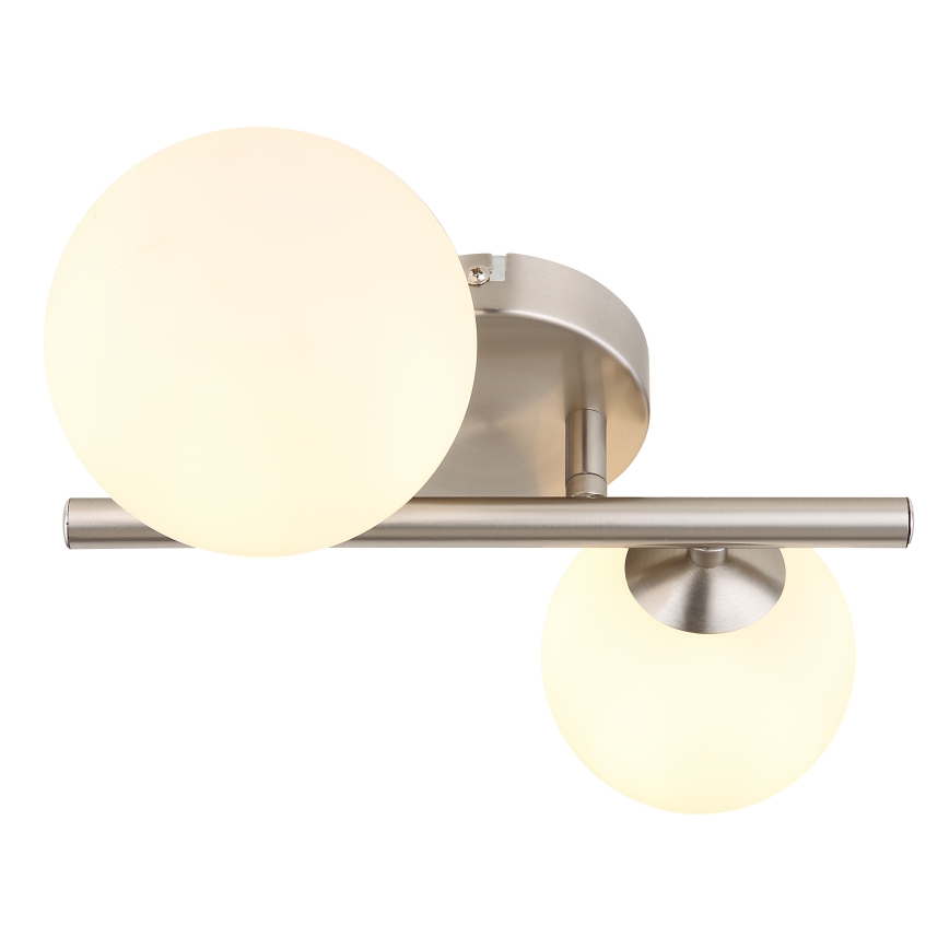 Globo - Kiinteä LED-kattokruunu 2xG9/3W/230V mattakromi