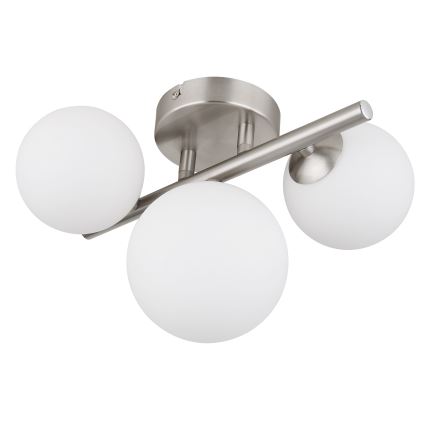 Globo - Kiinteä LED-kattokruunu RIHA 3xG9/3,5W/230V mattakromi
