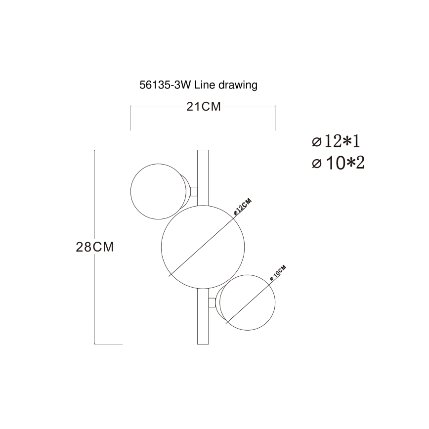 Globo - Kiinteä LED-kattokruunu RIHA 3xG9/3,5W/230V mattakromi