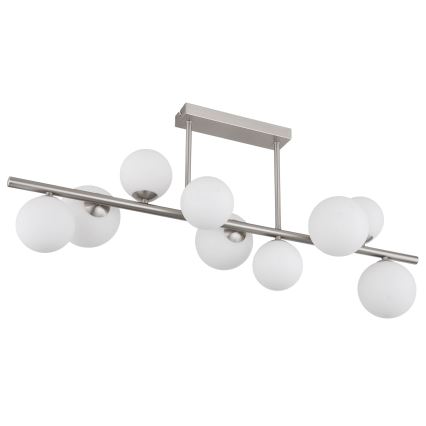 Globo - LED-riipuskattokruunu 9xG9/3W/230V mattakromi