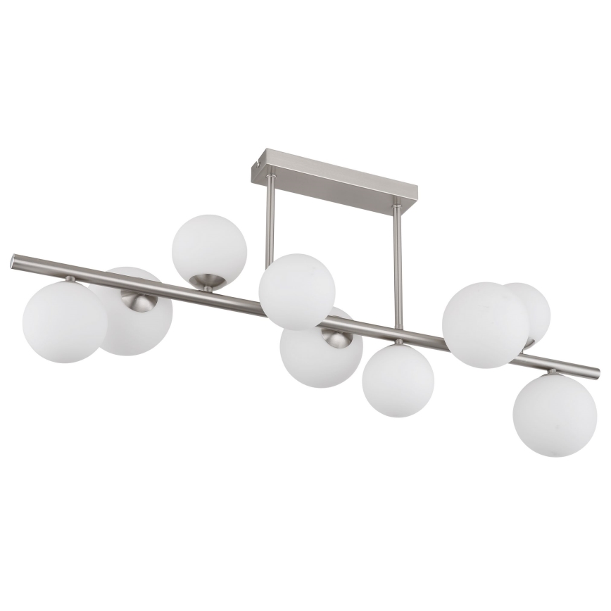 Globo - LED-riipuskattokruunu 9xG9/3W/230V mattakromi