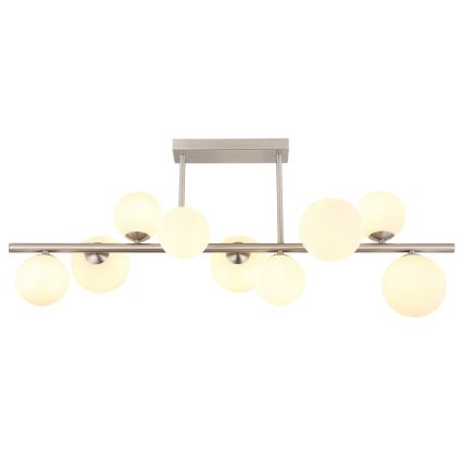 Globo - LED-riipuskattokruunu 9xG9/3W/230V mattakromi