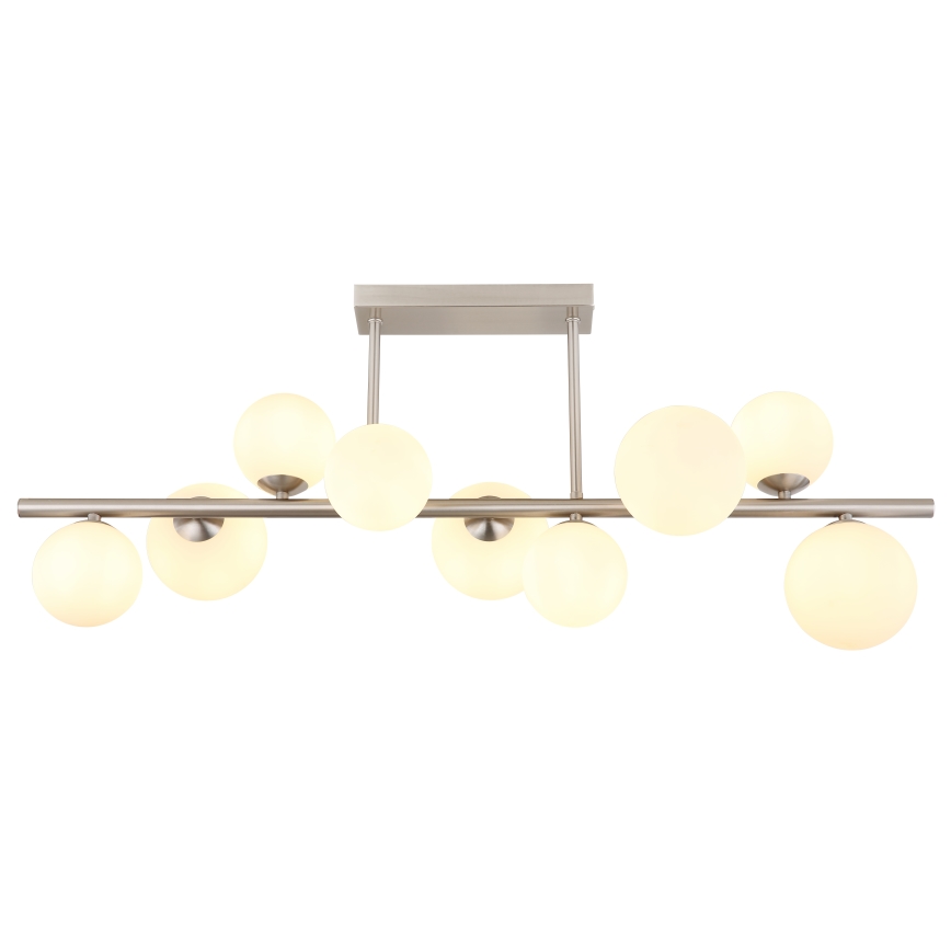 Globo - LED-riipuskattokruunu 9xG9/3W/230V mattakromi