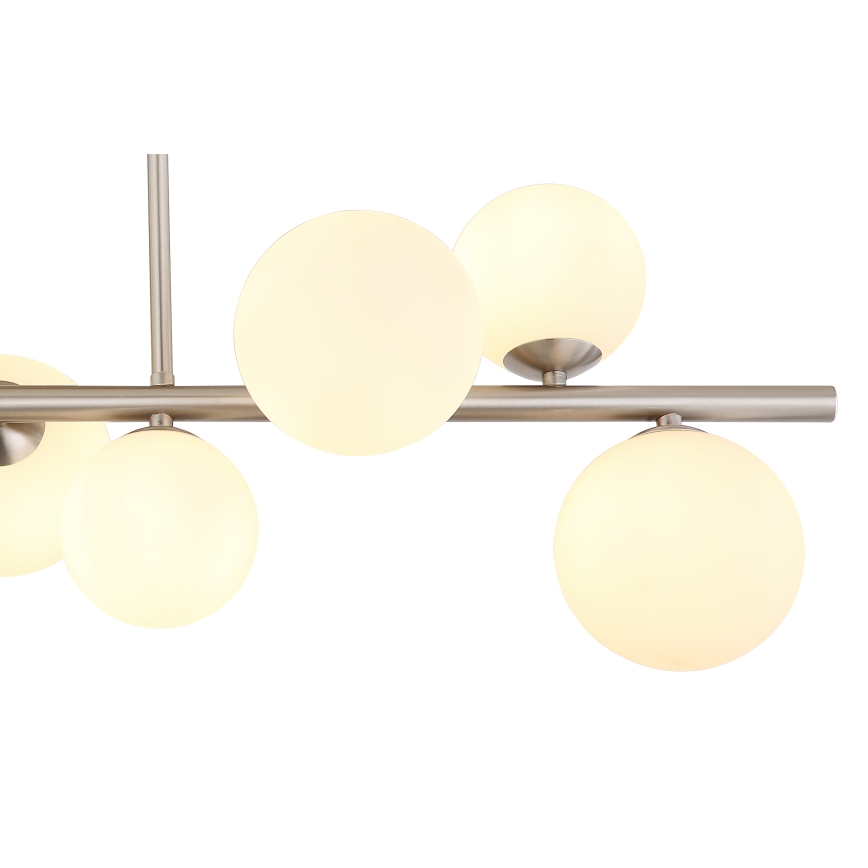 Globo - LED-riipuskattokruunu 9xG9/3W/230V mattakromi