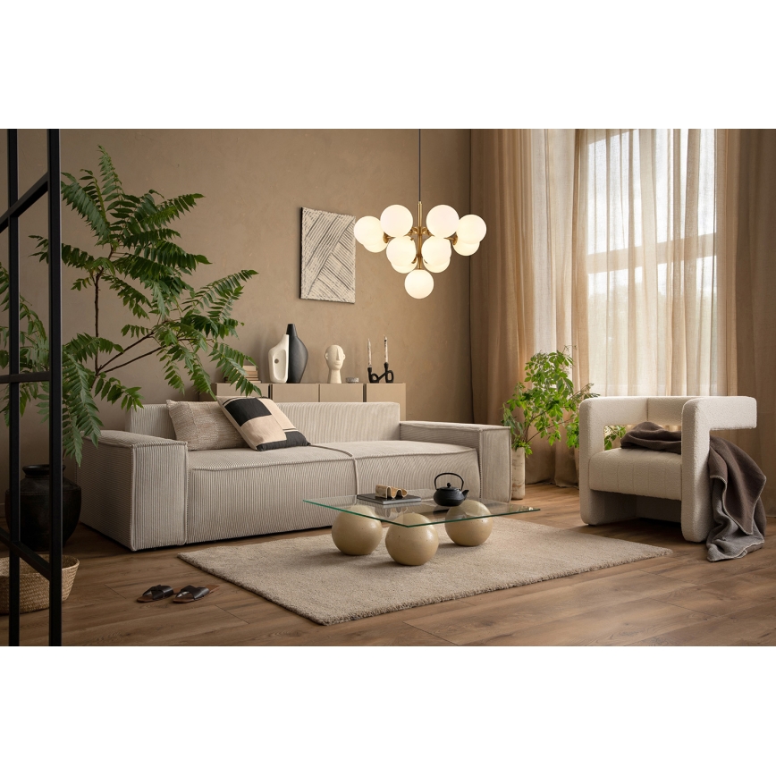 Globo - Kattokruunu johdossa 13xG9/5W/230V halkaisija 56 cm kulta
