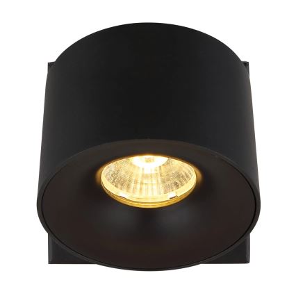 Globo - LED-seinävalaisin LED/6W/230V musta