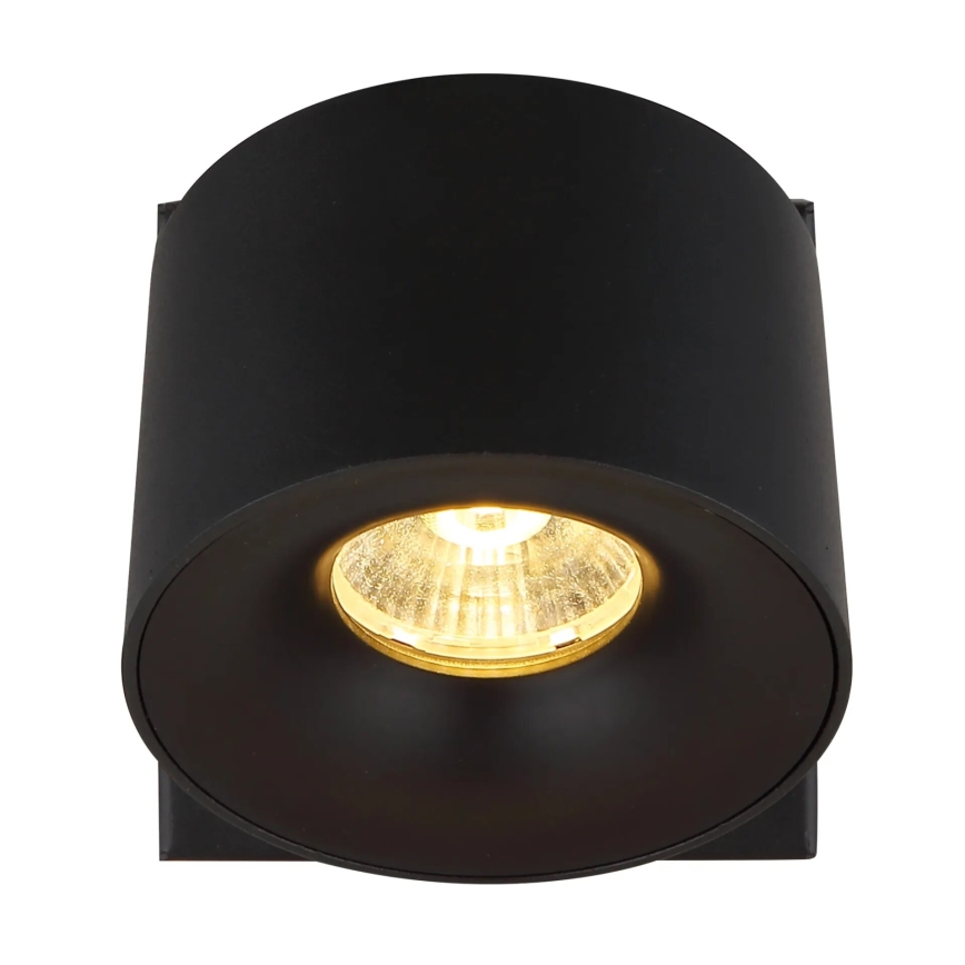 Globo - LED-seinävalaisin LED/6W/230V musta