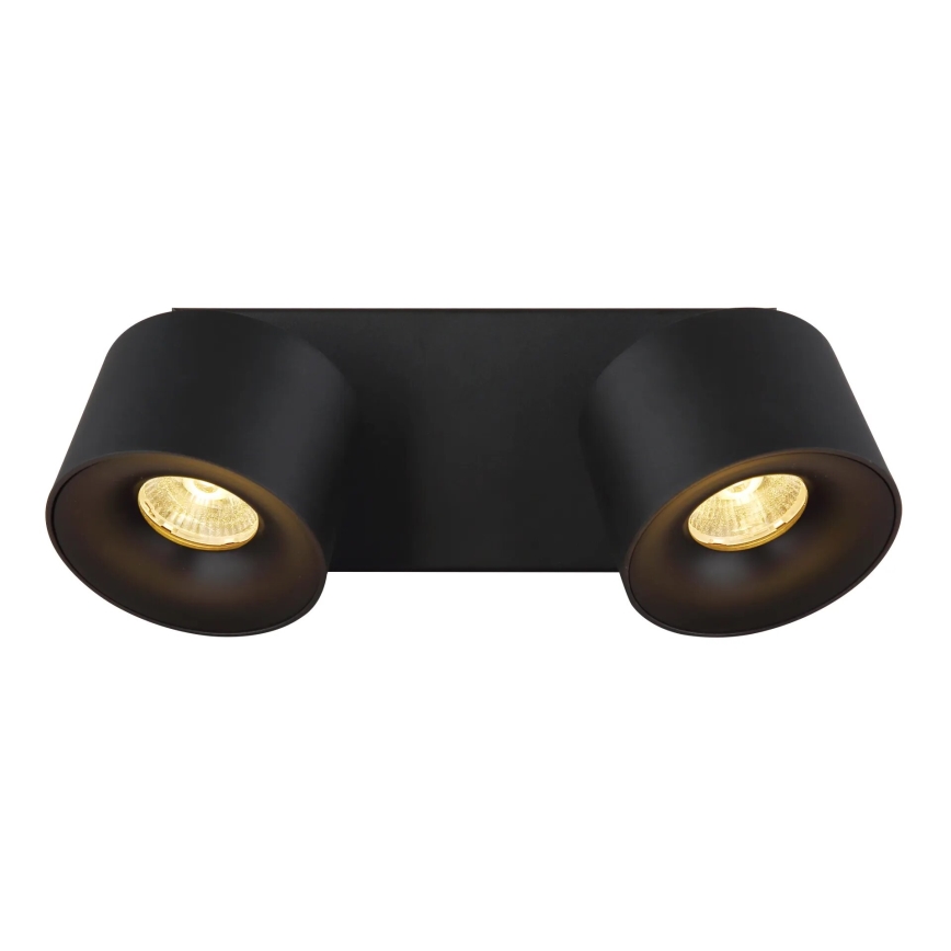 Globo - LED-kohdevalaisin 2xLED/6W/230V musta