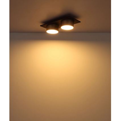 Globo - LED-kattovalaisin LED/24W/230V 3000K 46x20 cm beige
