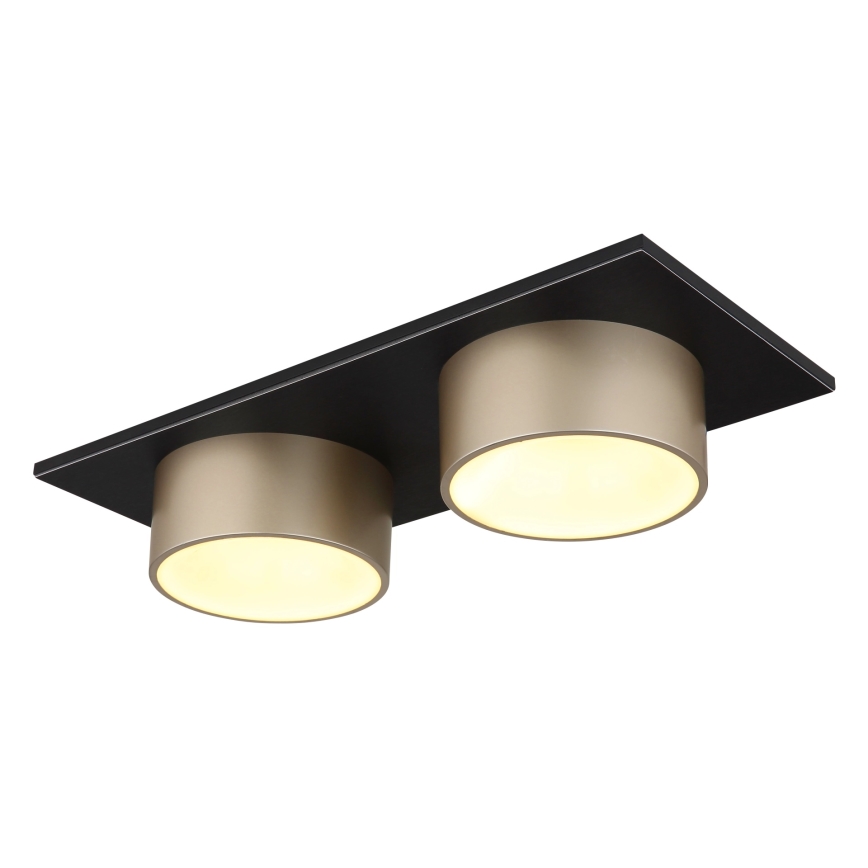 Globo - LED-kattovalaisin LED/24W/230V 3000K 46x20 cm beige