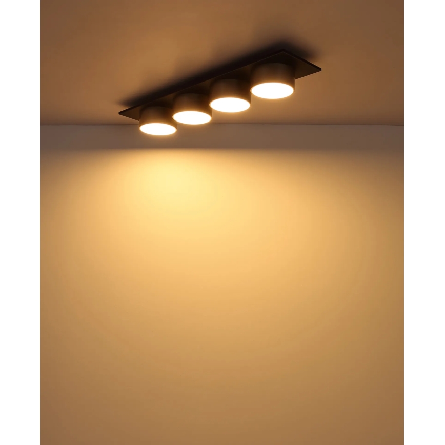 Globo - LED-kattovalaisin LED/40W/230V 3000K 86x20 cm messinki