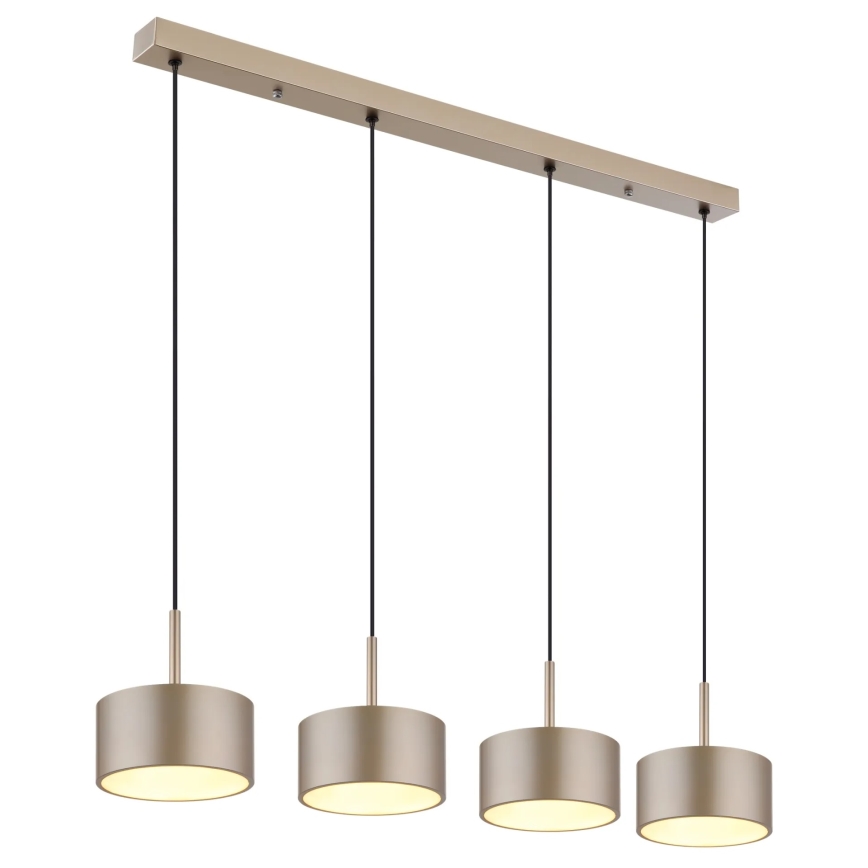 Globo - LED-riippuvalaisin vaijerilla LED/40W/230V 3000K messinki