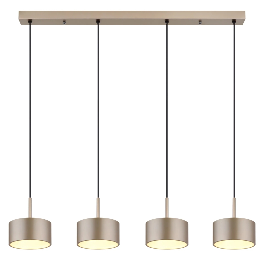 Globo - LED-riippuvalaisin vaijerilla LED/40W/230V 3000K messinki